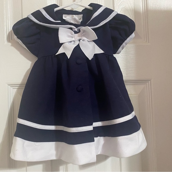 Rare Editions Sailor Dress - Picture 1 of 8